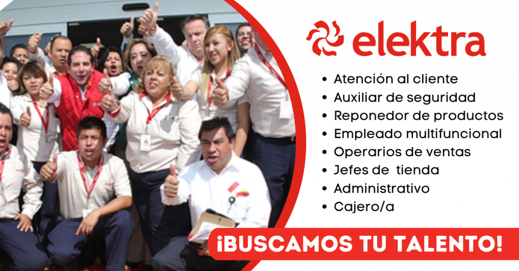 Ofertas de trabajo en Elektra