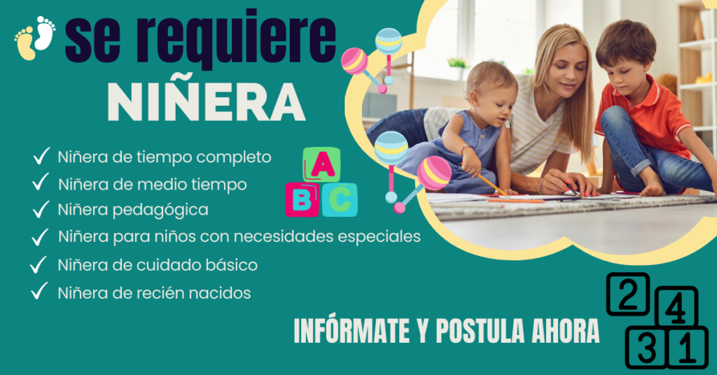 SOLICITAN NIÑERAS - DIFERENTES LUGARES